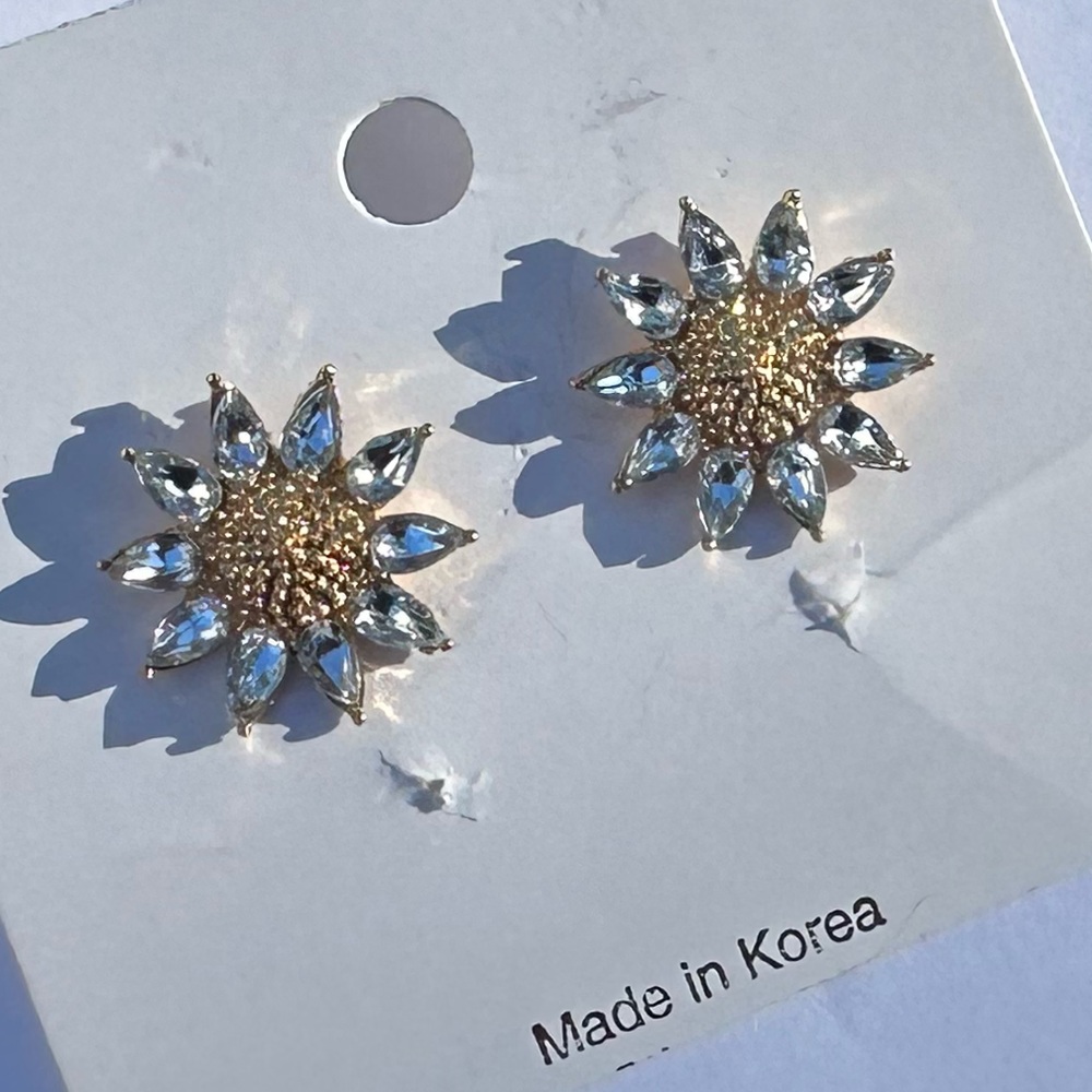 Sunflower earrings